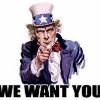 We want YOU!